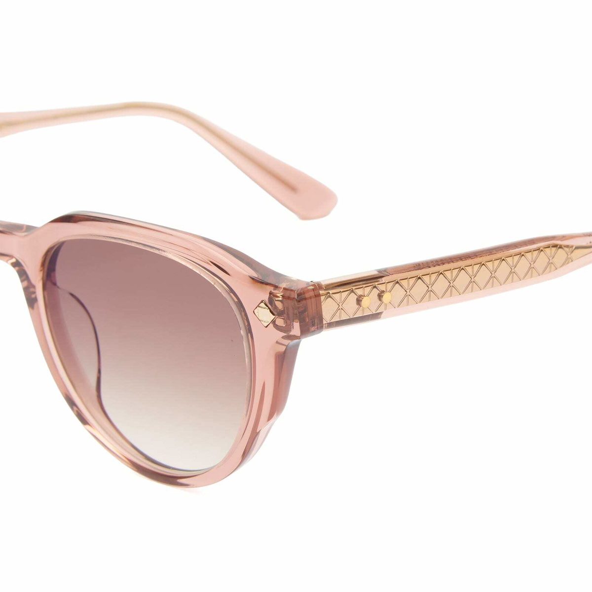 Lunetterie Générale Enfant Terrible Sunglasses in Terra Crystal/Champagne 