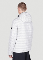 Moncler Lauzet Hooded Jacket male White