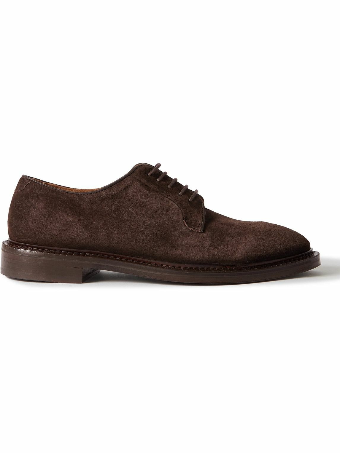 Mr P. - Lucien Suede Derby Shoes - Brown Mr P.