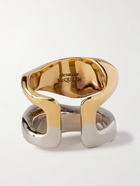 Alexander McQueen - Gold- and Silver-Tone Ring - Gold