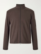 Amomento - Cotton Zip-Up Sweater - Brown