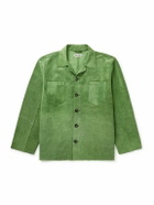 BODE - Suede Overshirt - Green