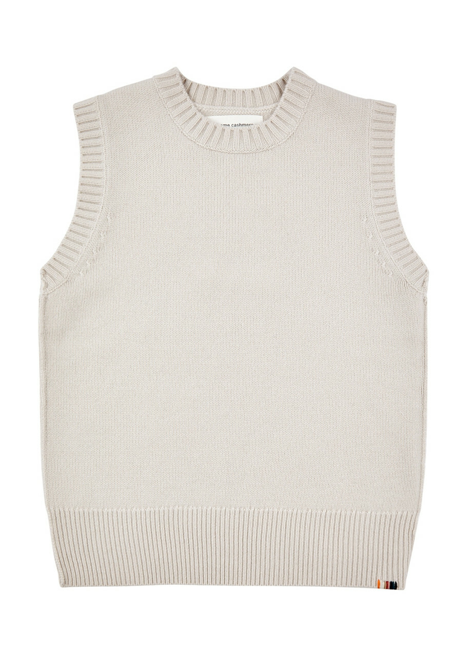 Extreme Cashmere N°252 Layer Cashmere Vest - Cream - One Size