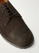Sebago - Jeffrey Waxed-Suede Derby Shoes - Brown