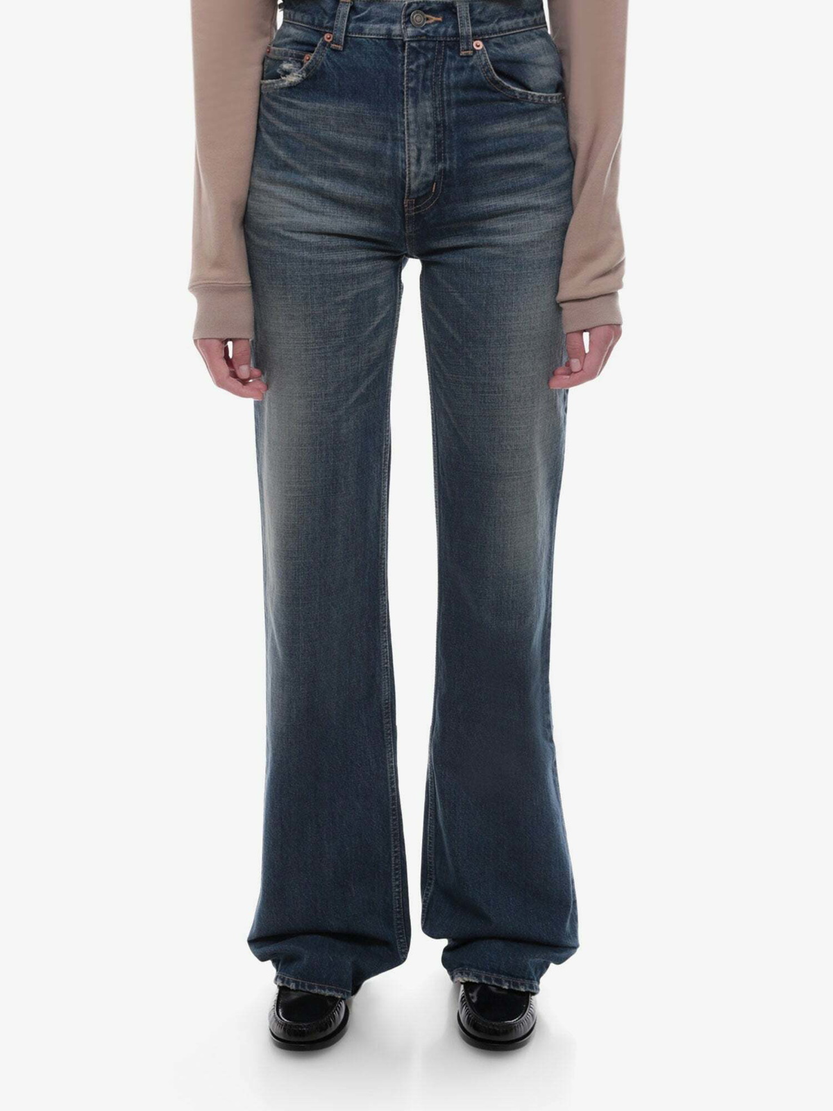 SAINT LAURENT High-rise flared jeans