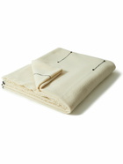 Toogood - Plough Fringed Striped Merino Wool Throw