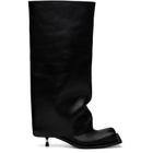 FIDAN NOVRUZOVA Black Iman Kitten Heel Tall Boots