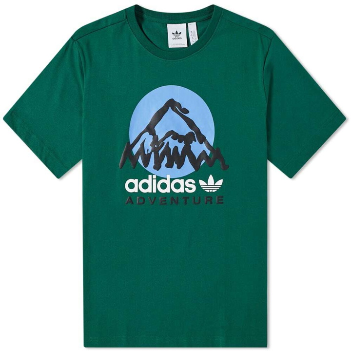 Photo: Adidas Men's ADV MTN F T-Shirt in Dark Green