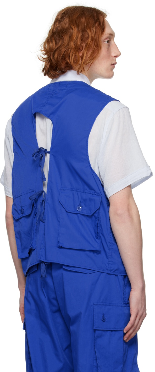 Engineered Garments Blue C-1 Vest Engineered Garments