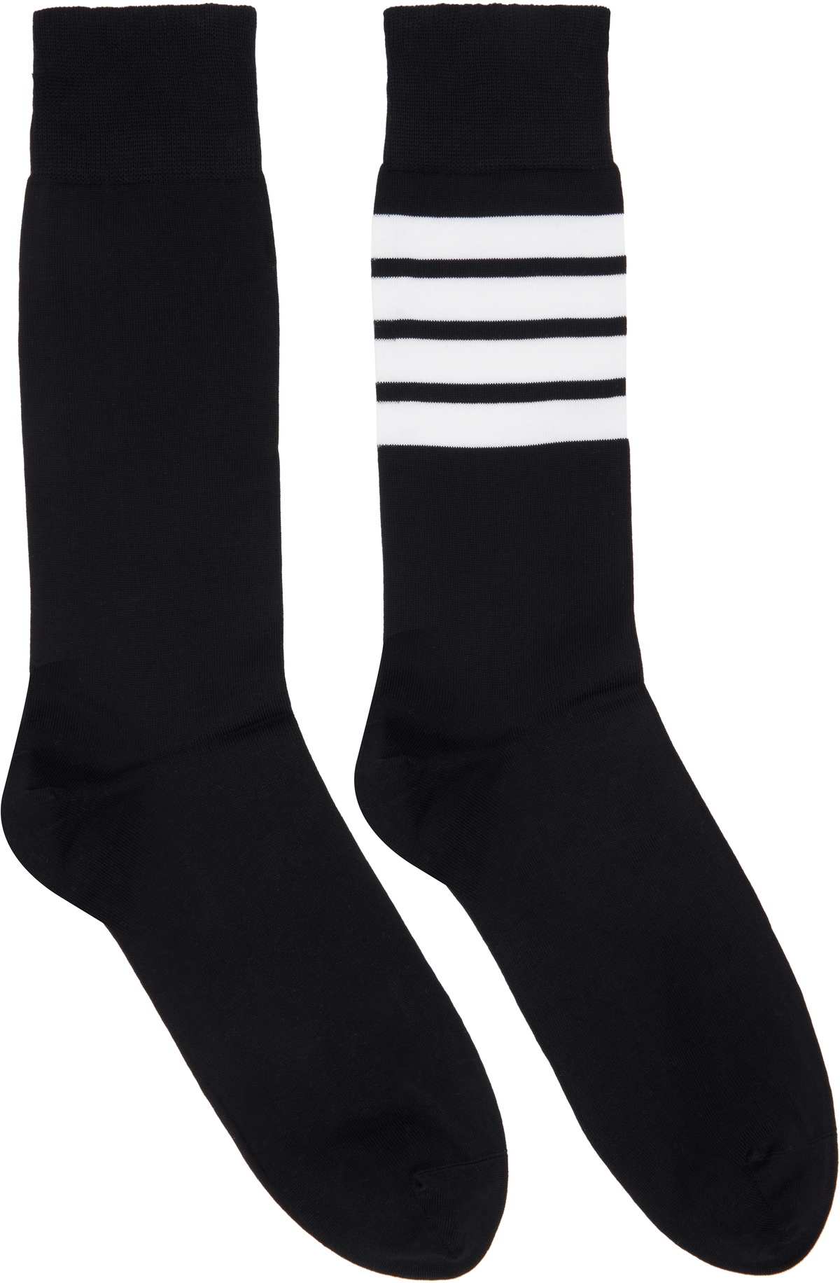 Thom Browne Green 4-Bar Socks Thom Browne