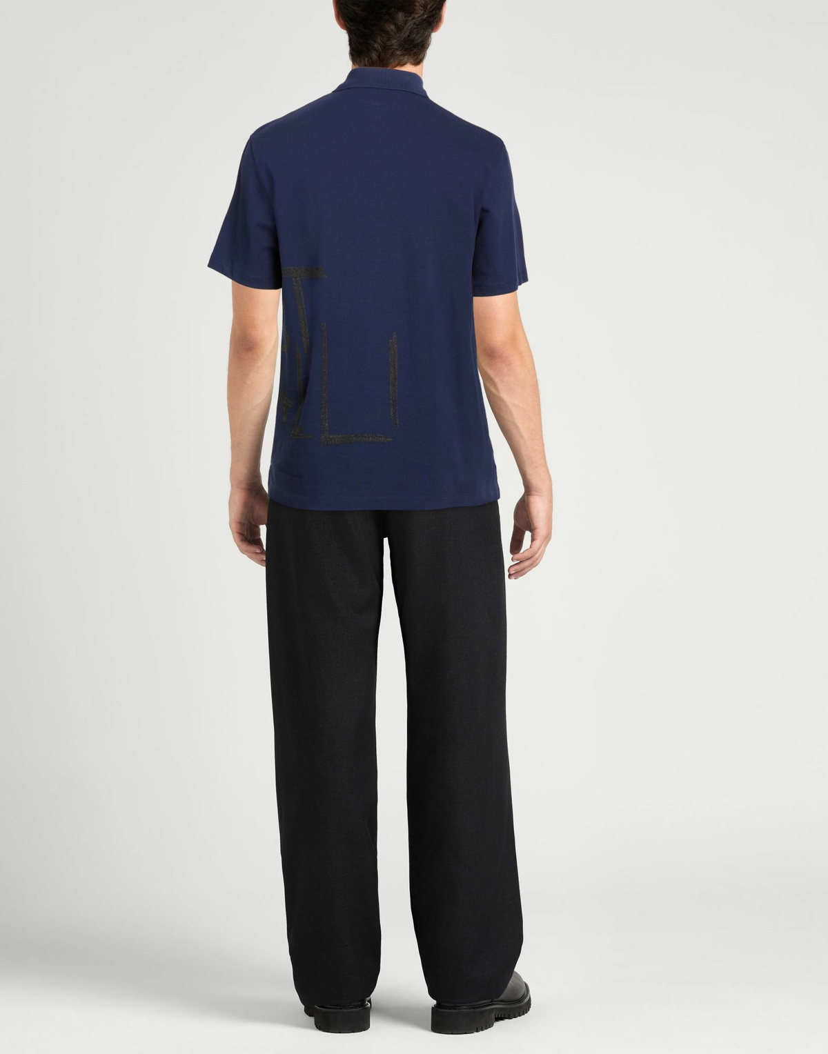 Just Cavalli Mens Polo shirt in Navy