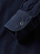 Incotex - Slim-Fit Cotton-Corduroy Shirt - Blue