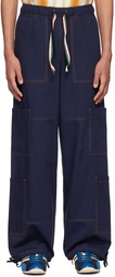 Wales Bonner Indigo Drawstring Jeans