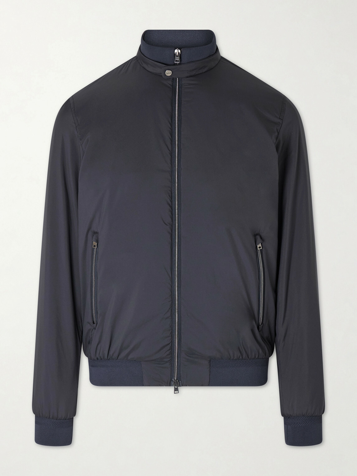 Herno - Padded Shell Bomber Jacket - Blue