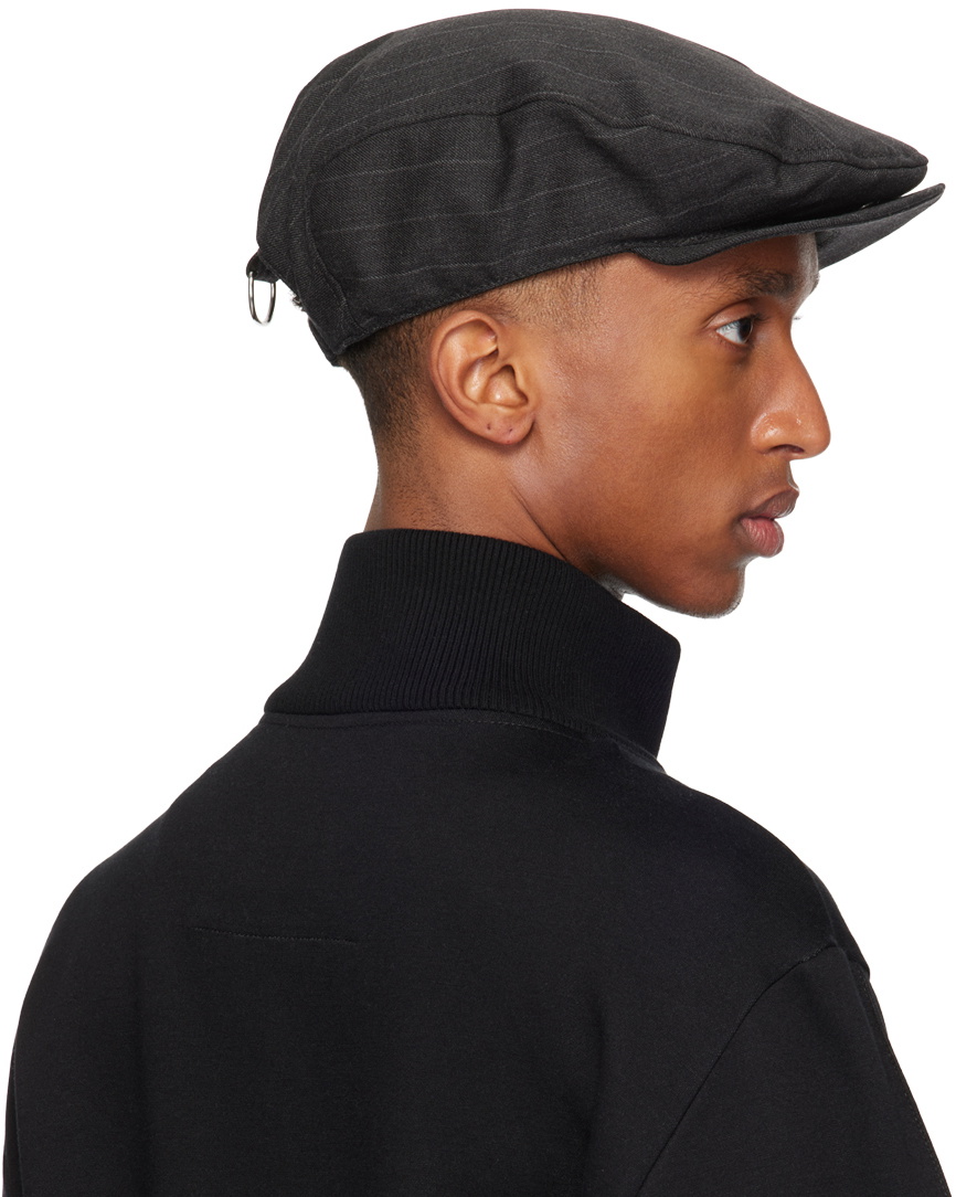 VAQUERA Gray Newsboy Suiting Cap