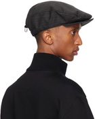 VAQUERA Gray Newsboy Suiting Cap