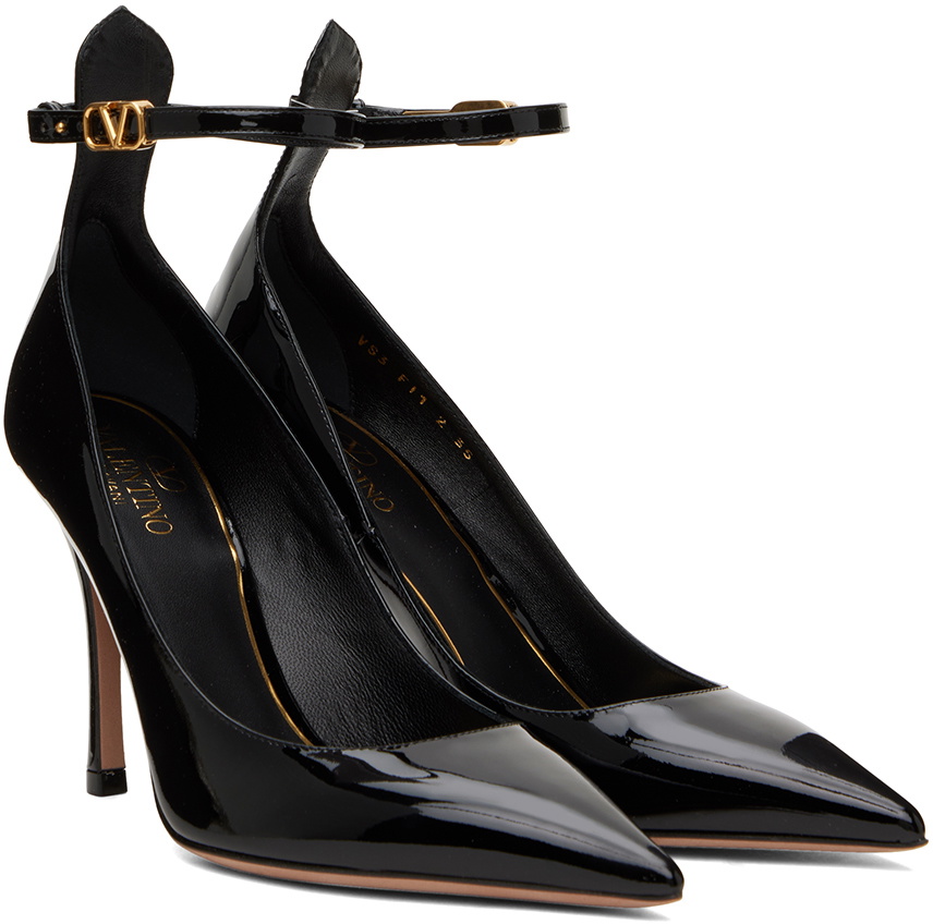 Valentino Garavani Black Tan-Go 100 Heels