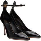 Valentino Garavani Black Tan-Go 100 Heels
