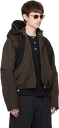 FFFPOSTALSERVICE Brown Parachute Hooded Gen 2 Jacket