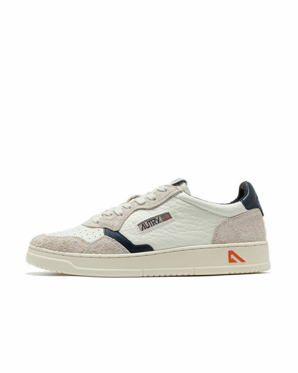 Photo: Autry Action Shoes Medalist Low White/Beige - Mens - Lowtop