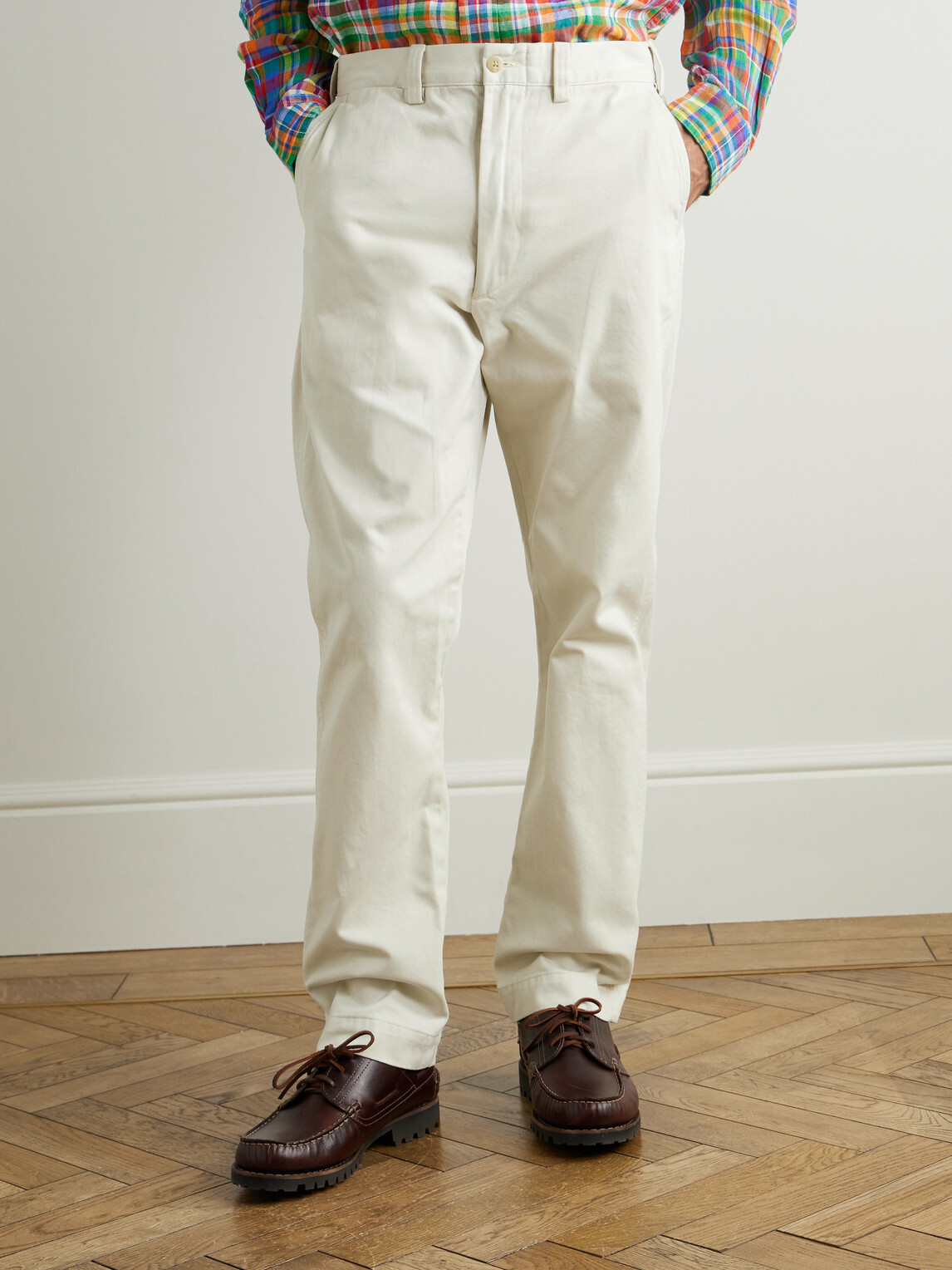 Polo Ralph Lauren - Straight-Leg Cotton-Twill Trousers - Neutrals