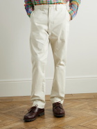 Polo Ralph Lauren - Straight-Leg Cotton-Twill Trousers - Neutrals