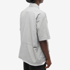 Uniform Bridge Men's Pullover Pocket Short Sleeve Shirt in Grey