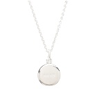 Kinraden Women's Eternity Pendant Necklace in Recycled Silver