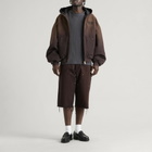 Willy Chavarria Men's Workwear Carpenter Short in Uniform Brown