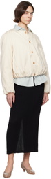 ISSEY MIYAKE Black Hatching Bottoms Maxi Skirt