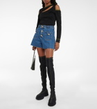 Ganni - Over-the-knee sock boots