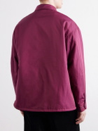 Visvim - Embroidered Wool and Silk-Blend-Twill Jacket - Burgundy