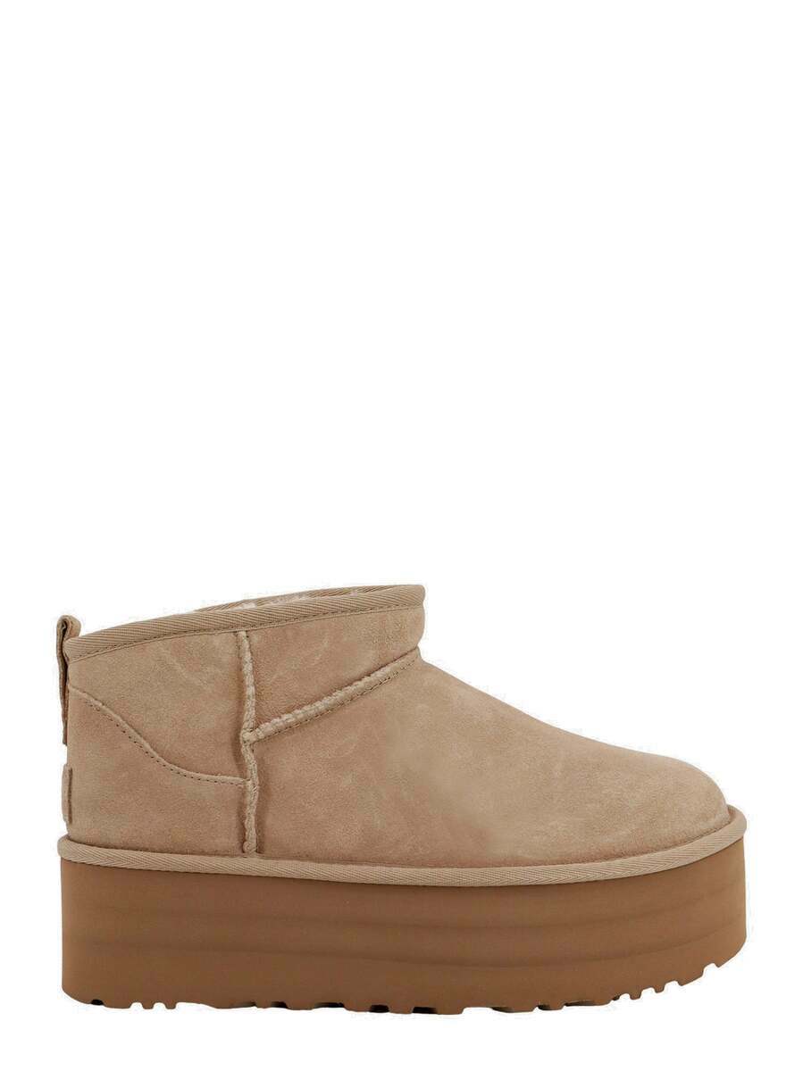 Ugg Classic Ultra Mini Platform Beige Womens Ugg