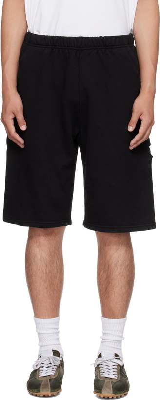 Photo: Les Tien Black Heavyweight Utility Shorts