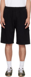Les Tien Black Heavyweight Utility Shorts