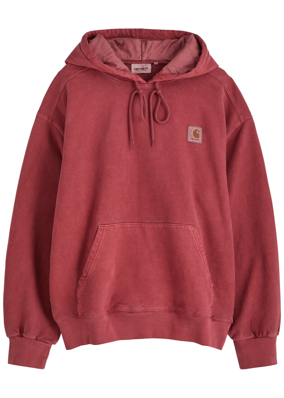 Carhartt Wip Vista Hooded Cotton-blend Sweatshirt Red