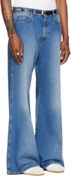 LU'U DAN Blue Denim Phat Jeans