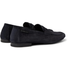 TOM FORD - Berrick Suede Penny Loafers - Blue