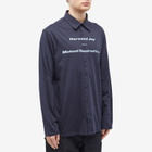 Fred Perry Men's x Raf Simons Printed Jersey Shirt in Navy
