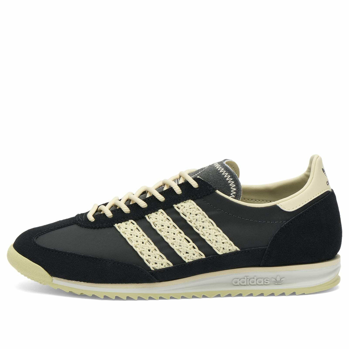 Adidas Women's Sl 72 Og Sneaker in Carbon/Warm Vanilla/Core Black