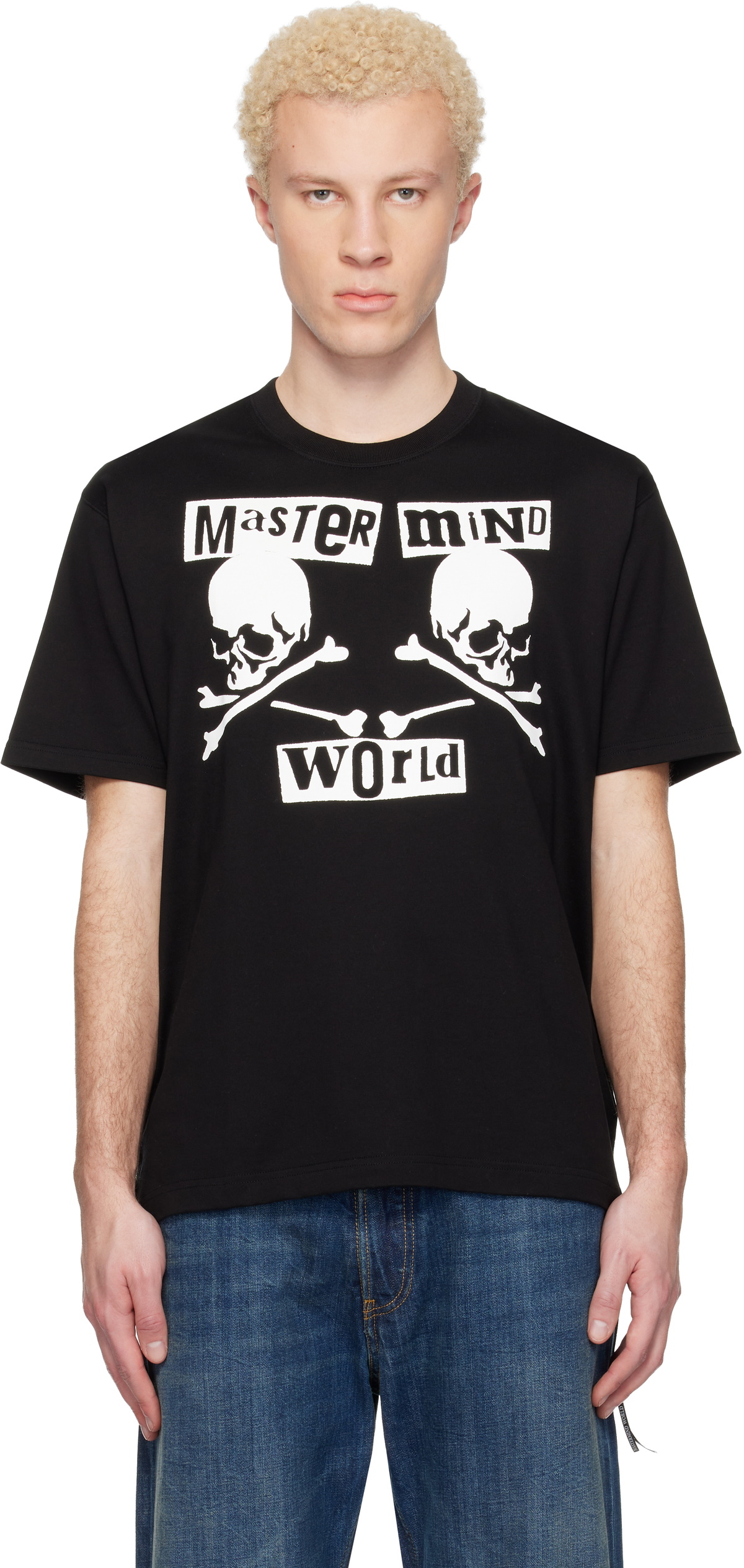 MASTERMIND WORLD White Phenomenon Edition 'Tiger Camo On Skull' T