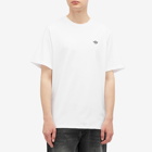 Adidas Men's 4.0 Logo T-Shirt in White/Black