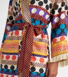 Valentino Polka-dot silk beach cover-up