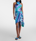 Pucci Vivara silk twill midi skirt