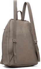 Rick Owens Gray Concordians Soft Buffalo Backpack