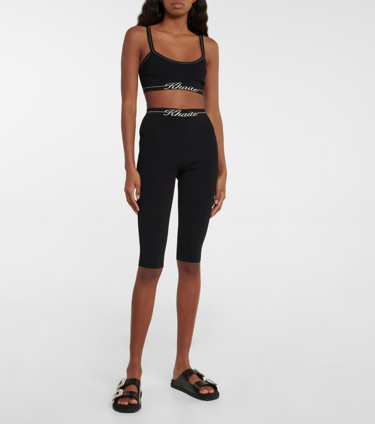 【Khaite】 Harden croppedレギンス Khaite - Harden cropped leggings Khaite