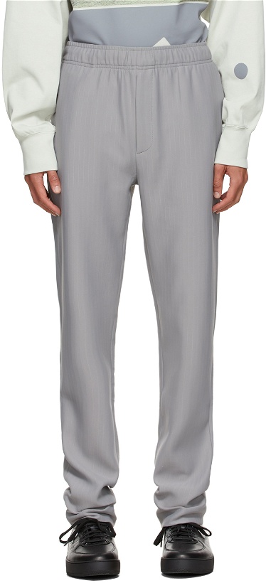 Photo: A-COLD-WALL* Grey Purl Tailored Trousers
