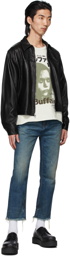 Enfants Riches Déprimés Black Leather Signature Western Jacket