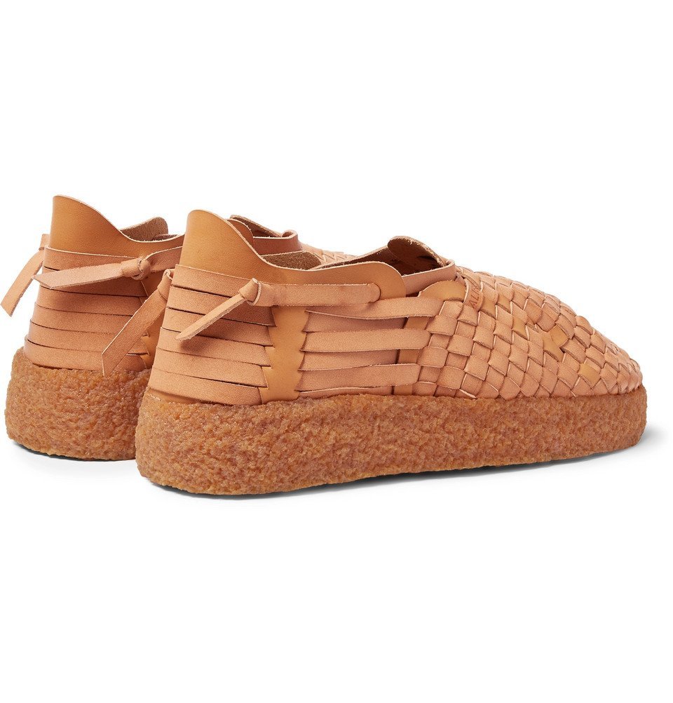 Malibu - Latigo Woven Faux Leather Sandals - Men - Tan  display picture 2