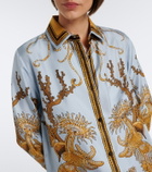 La DoubleJ Boy printed silk satin shirt